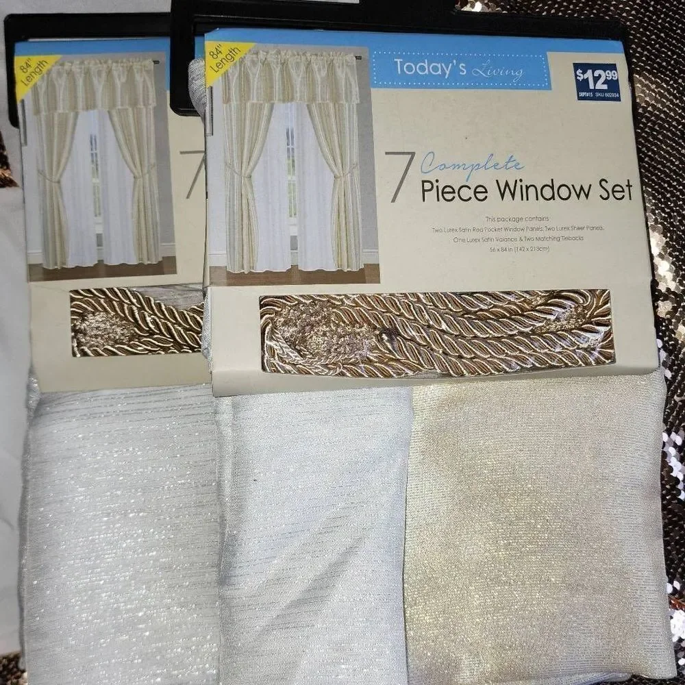 Today's living complete 14 pc window set